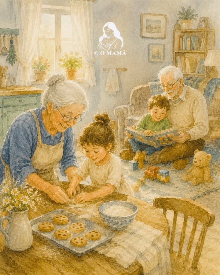 Bunicii care aleg să fie prezenți sunt o binecuvântare pentru familie.