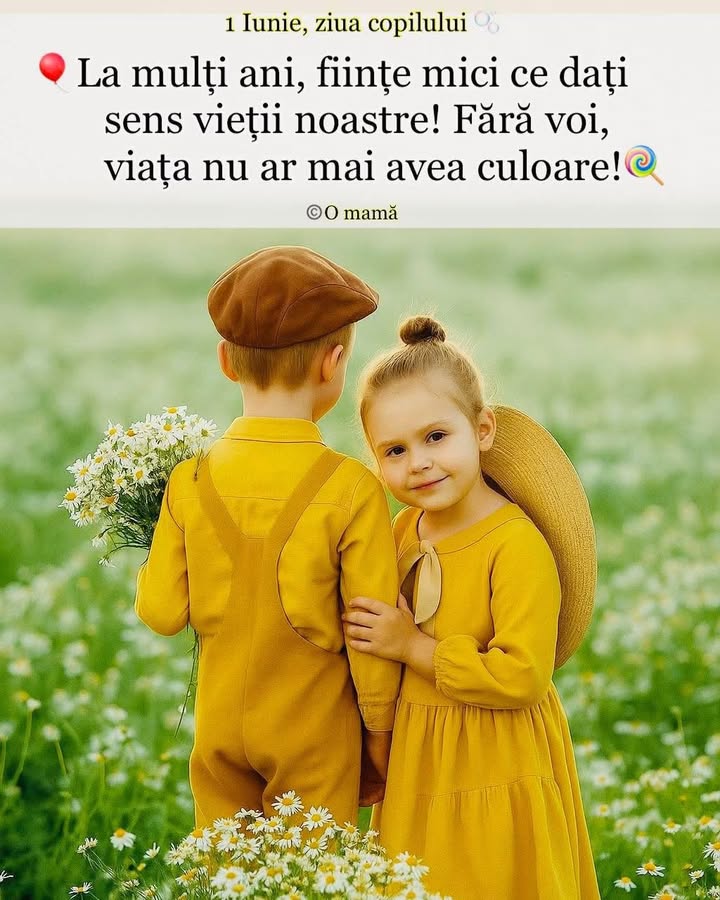 La mulți ani, minuni mici care dați sens vieții noastre!