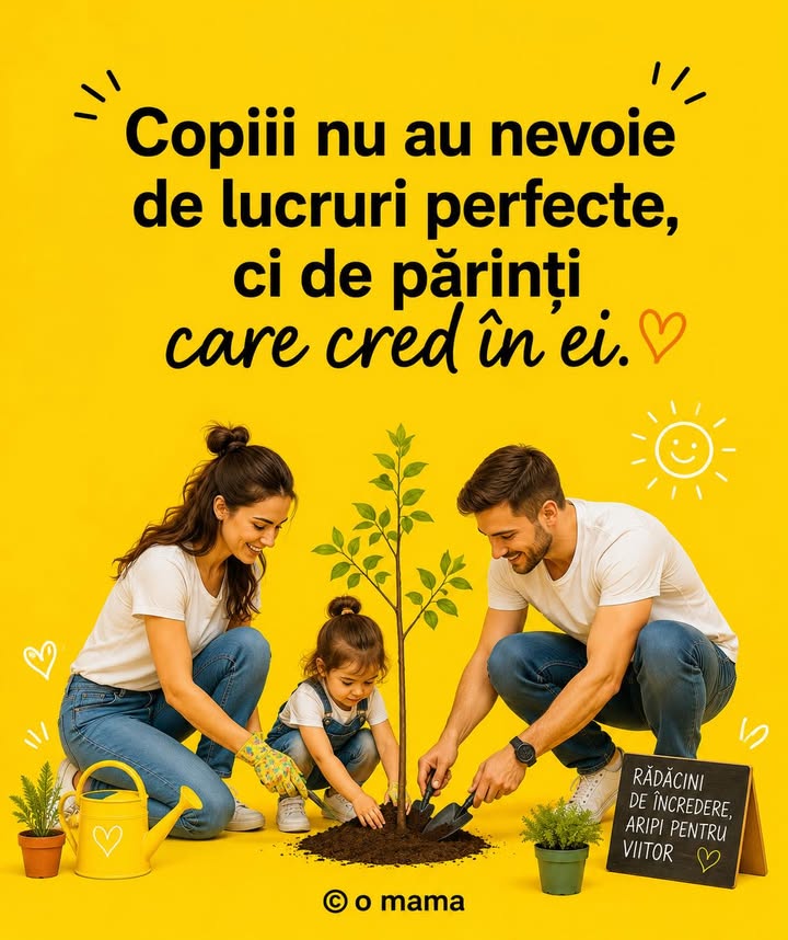 Părinți care cred în ei.
