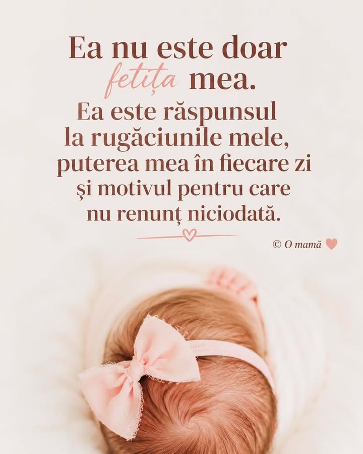 Fetița mea - puterea mea