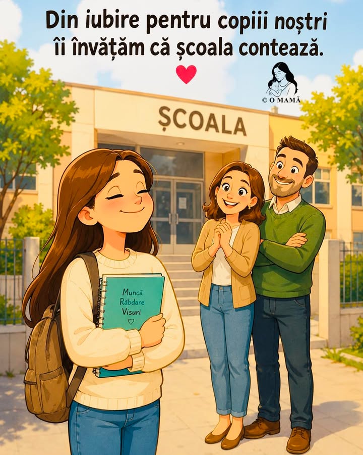 Din iubire pentru copiii noștri îi învățăm că educația contează.