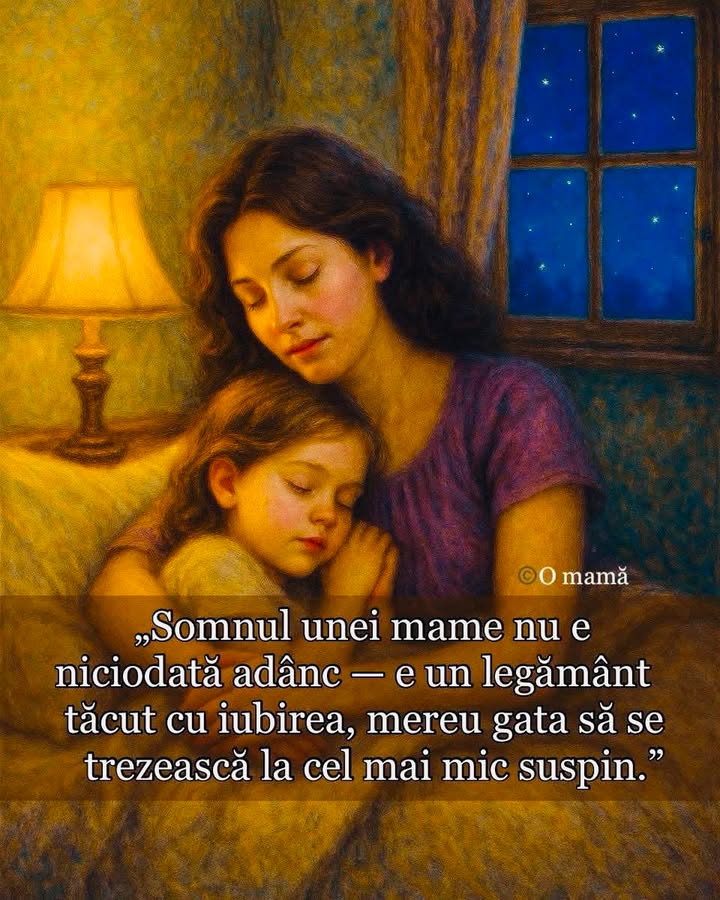 Somnul mamei e despre copilul ei…