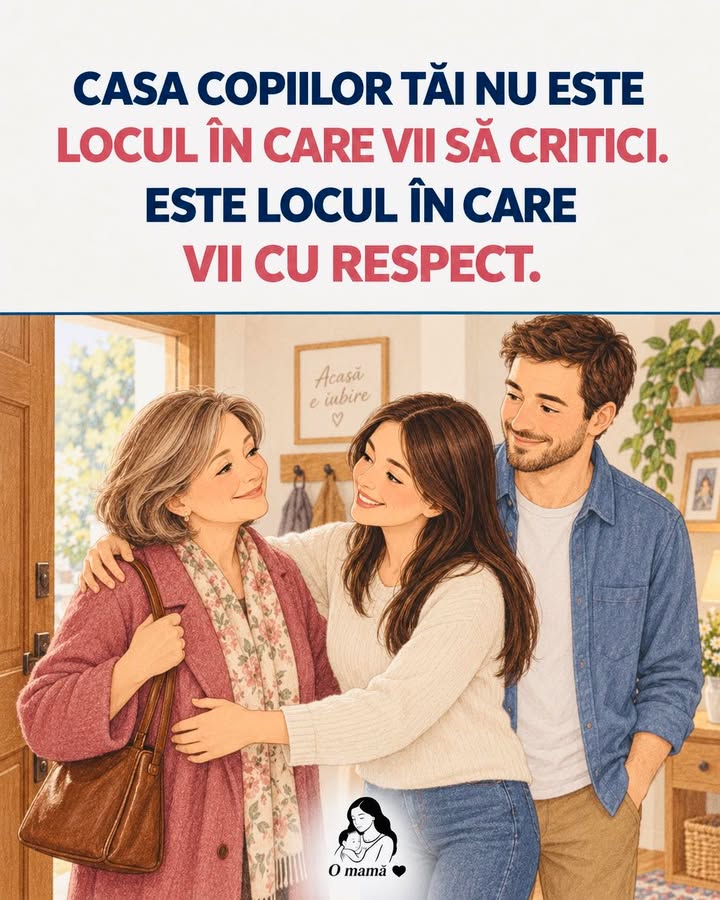 Când respecți familia pe care fiul/fiica ta și-a întemeiat-o, păstrezi iubirea aproape și…