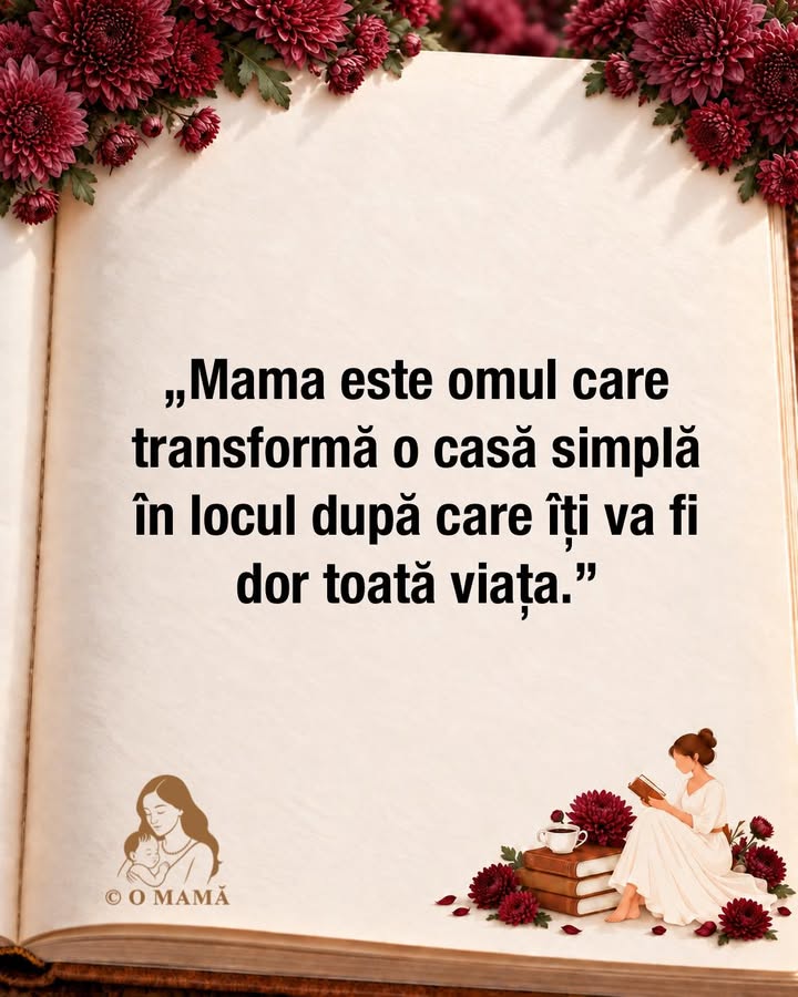 Mama este acasă.