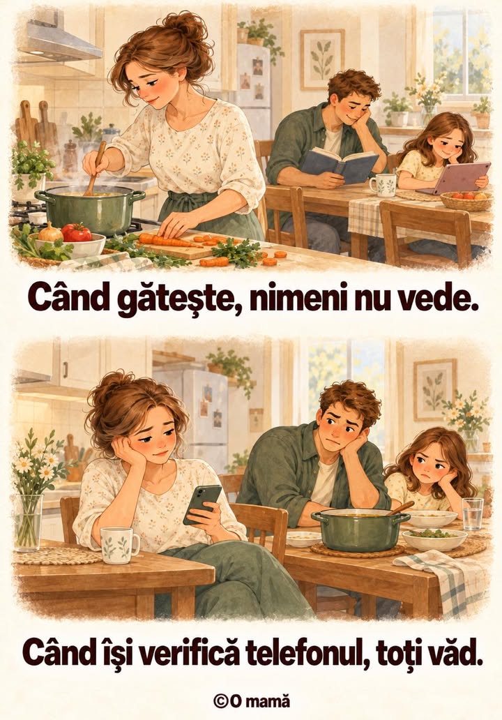 Vedem pauza unei mame, dar rareori vedem toată munca dinaintea ei.