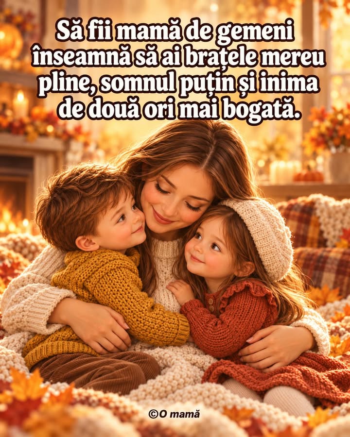 Mamă de gemeni.