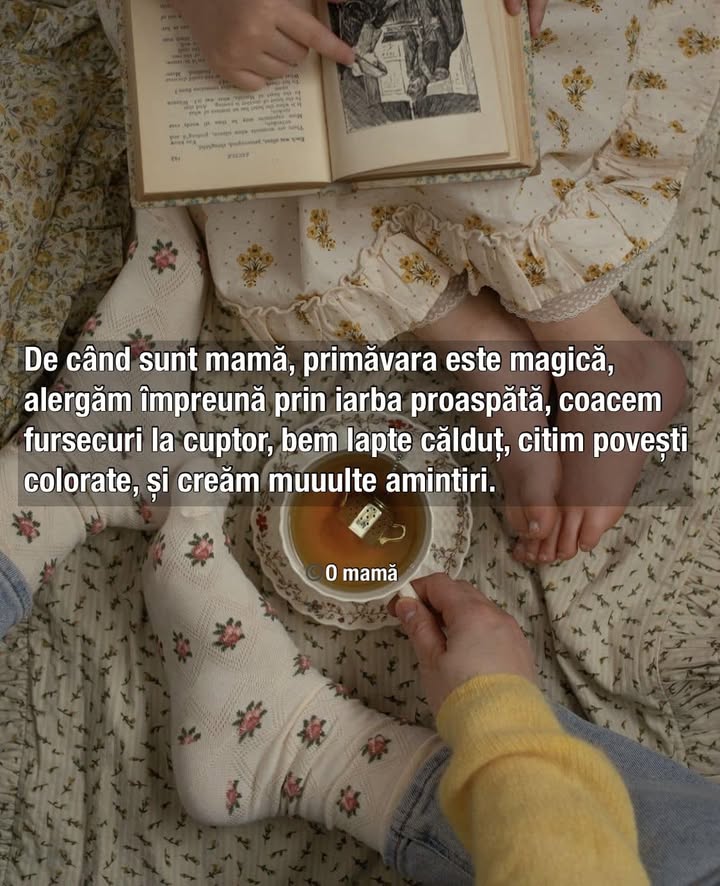 Primăvara cu tine înseamnă bucurie.