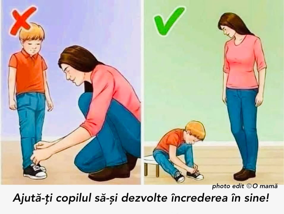 Să-i învățăm pe copii să fie independenți și să le oferim o educație corectă înseamnă să…