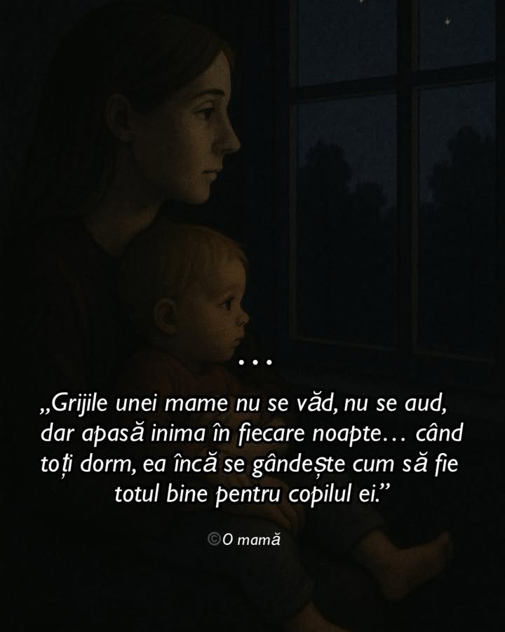 Noapte bună, tuturor mămicilor de pe pământ!