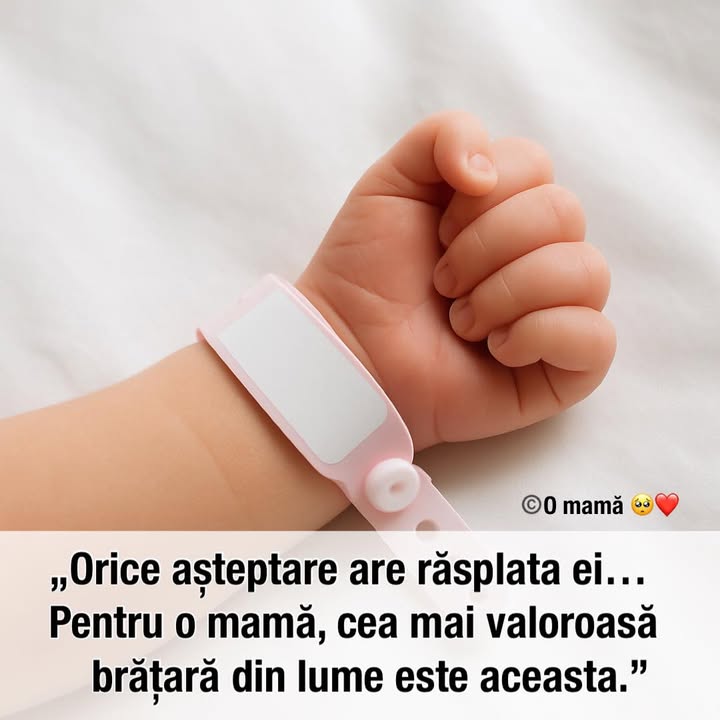 Din cea mai frumoasă așteptare se naște