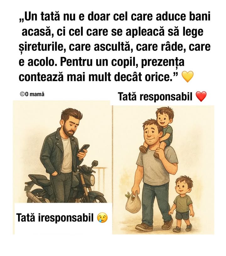 Un tată responsabil e o binecuvântare