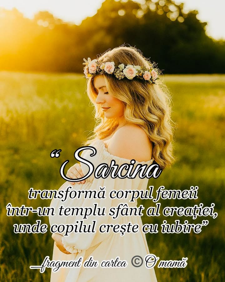 Sarcina transformă corpul femeii într-un templu sfânt!