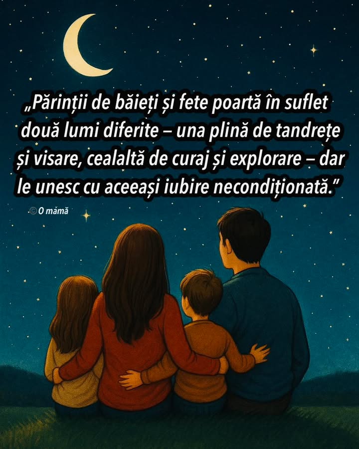 Părinții de băieți și fete.