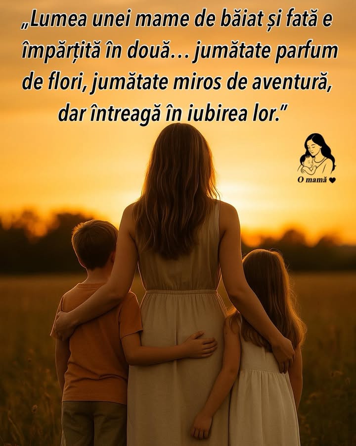 Mame de băieți și fete, sunteți minunate și faceți o treabă nemaipomenită!
