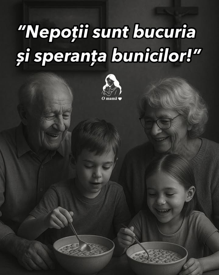 Iar bunicii sunt liniștea și alinarea nepoților!