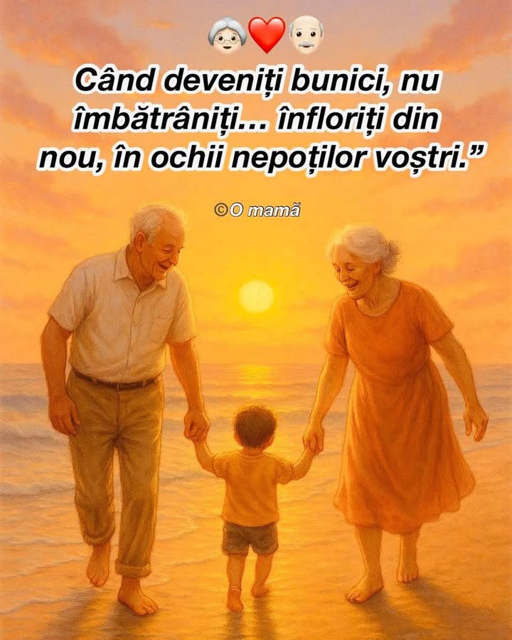 Când se joacă cu nepoțeii parcă nici spatele, nici genunchii nu-i mai dor.