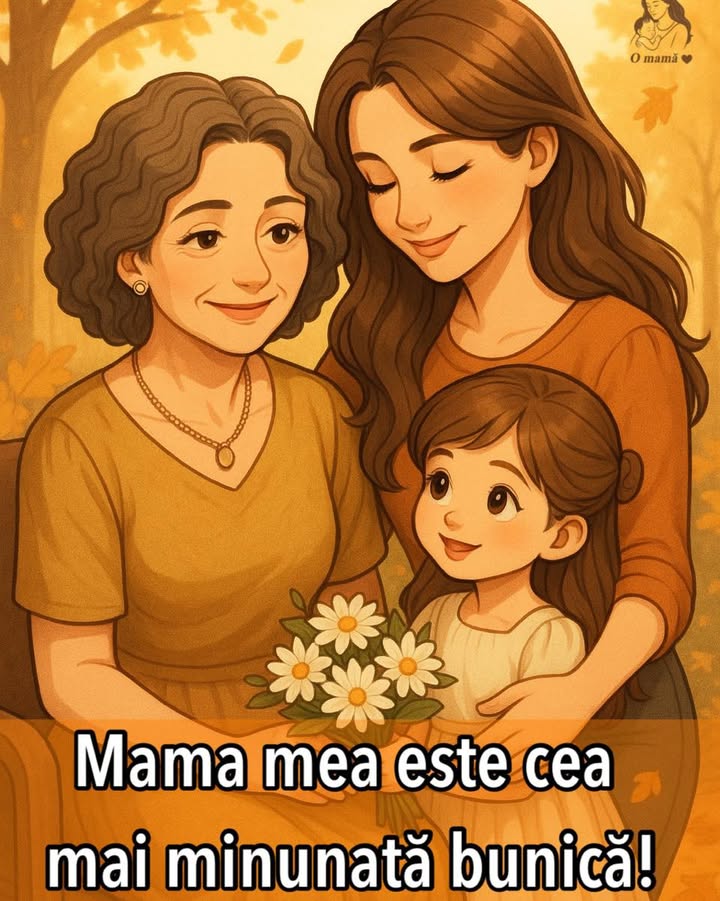Mama mea este nu doar cea mai bună mamă, ci și cea mai minunată bunică.