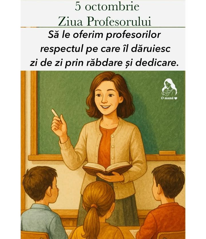 5 octombrie, Ziua Profesorului