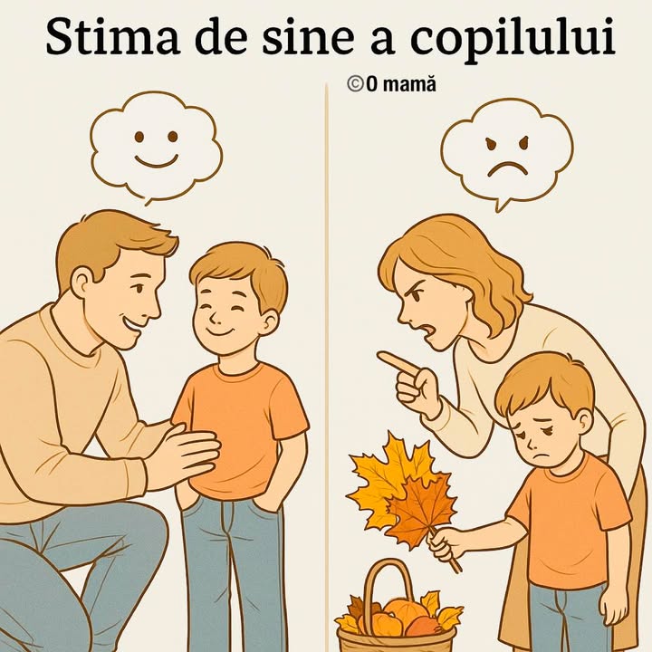 Stima de sine a copilului începe acasă.