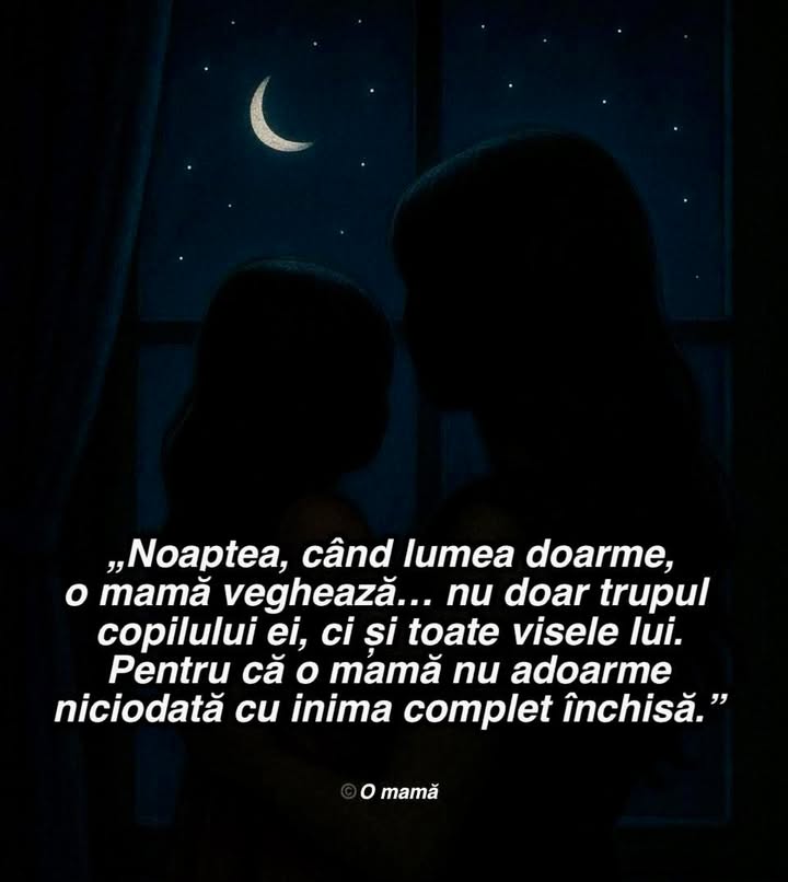 O mamă nu doarme niciodată cu adevărat!
