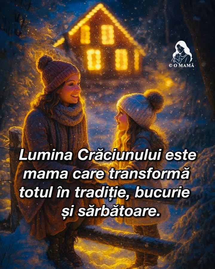Mama e lumina Crăciunului!