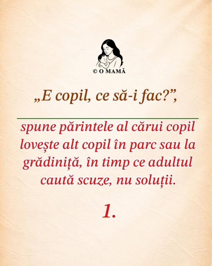 Acest mesaj ar trebui citit de toți părinții.