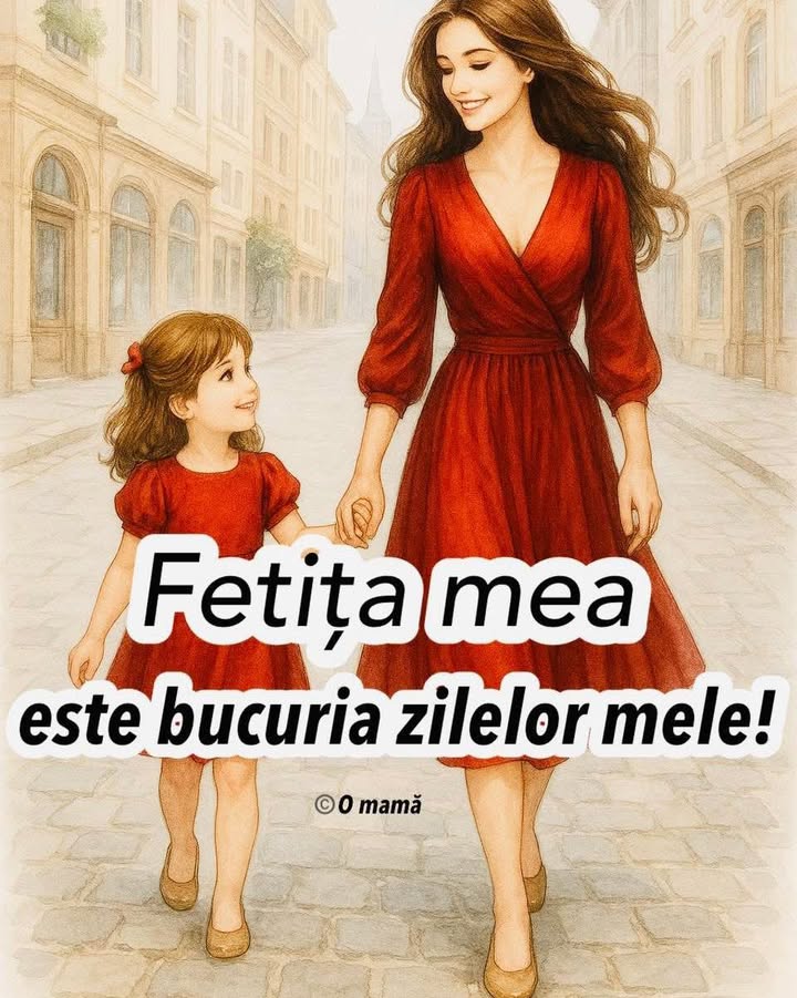 Floricica mea de primăvară, fetița mea.