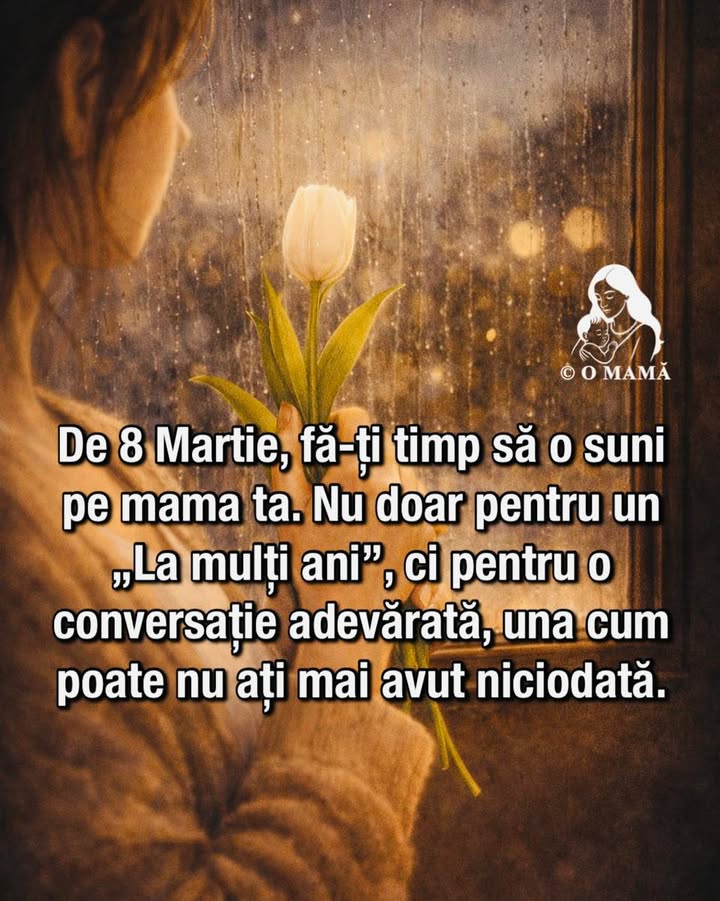 Fă-ți timp cu adevărat pentru mama ta