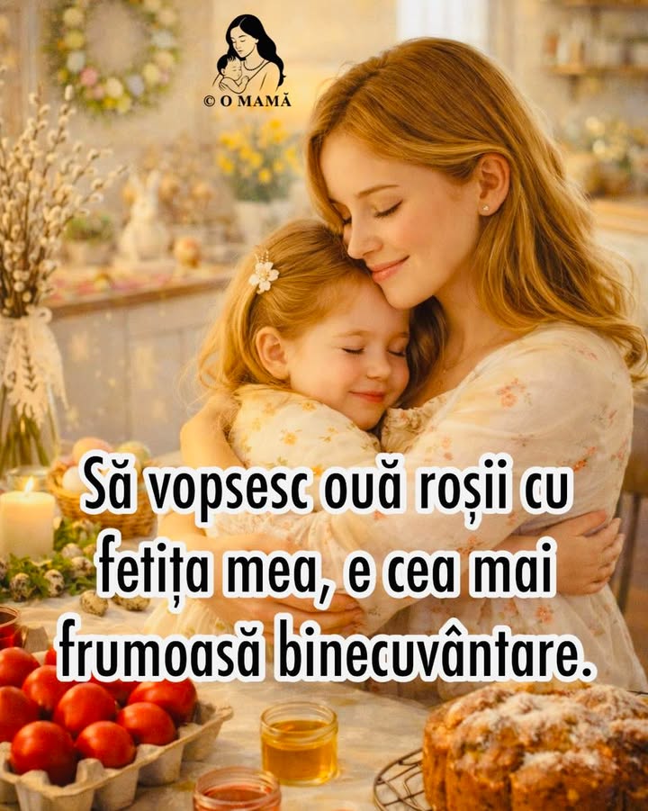 Să vopsesc ouă roșii cu fetița mea