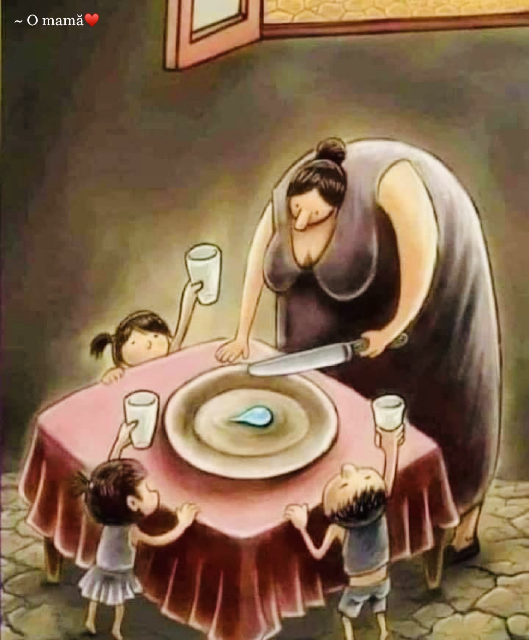 Mamei nu trebuie să-i amintească nimeni să-și hrănească, să-și protejeze și să-și iubească copiii !